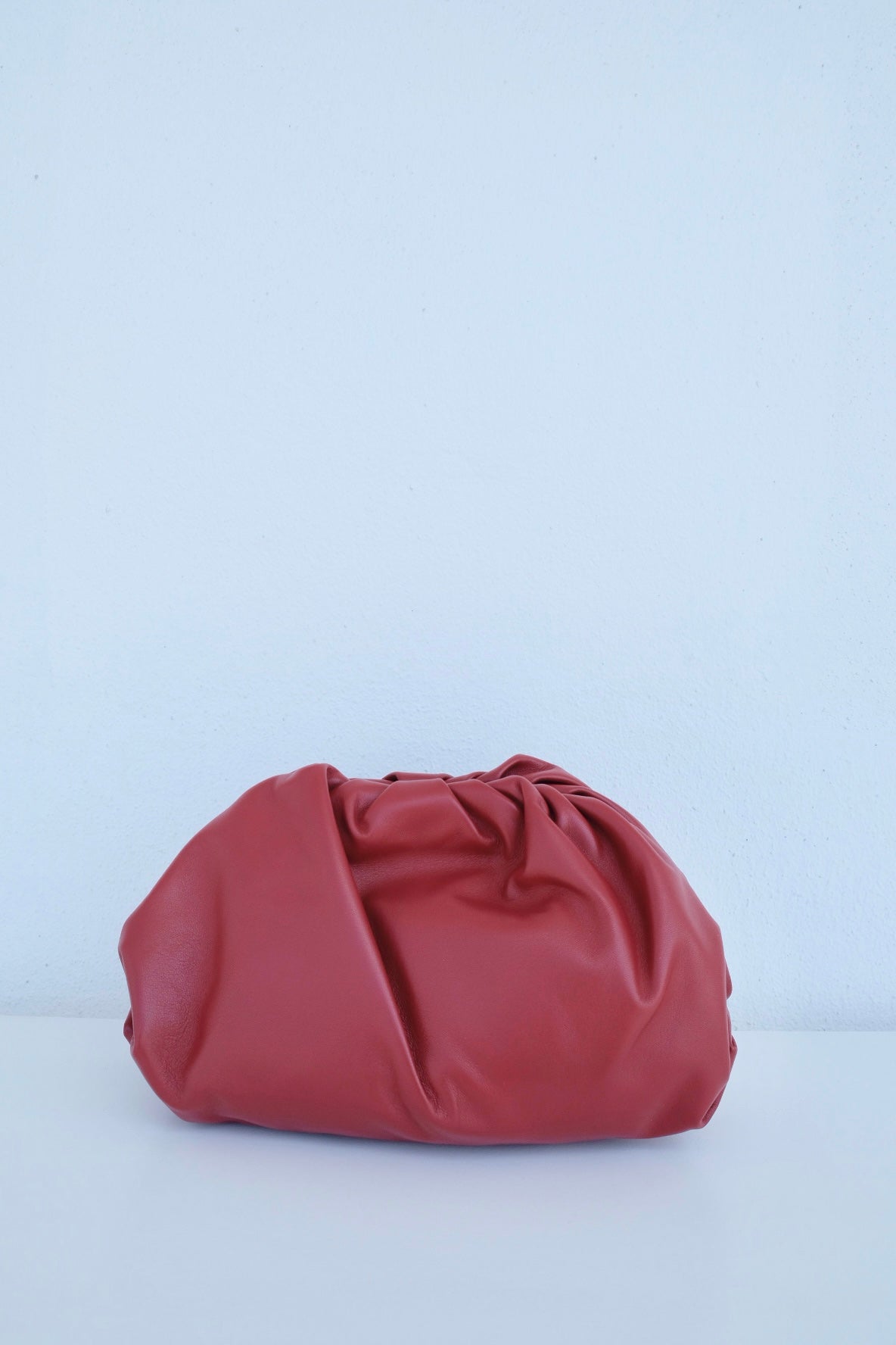 The Cora Clutch - Cherry Red