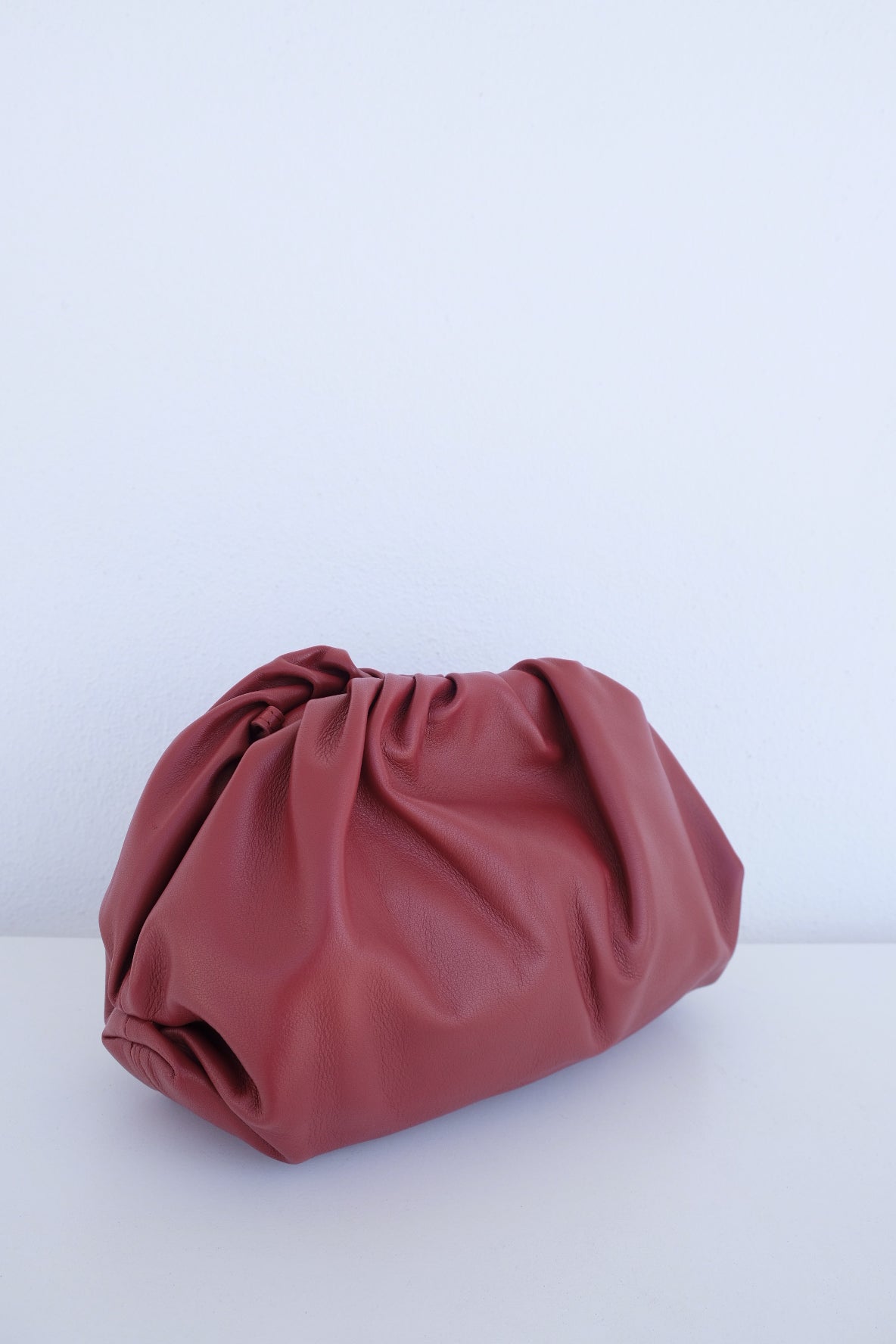 The Cora Clutch - Cherry Red