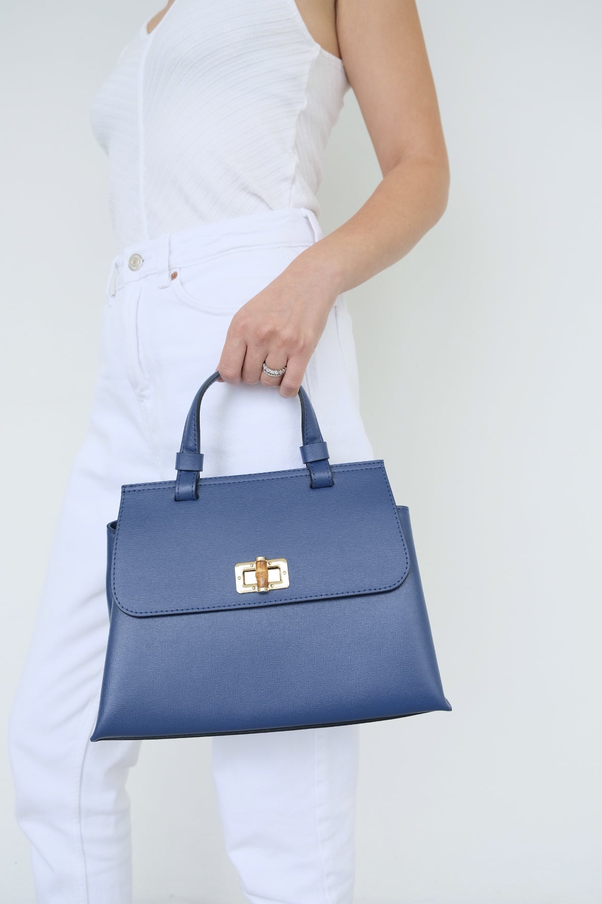 The Perla Bag - Navy Blue