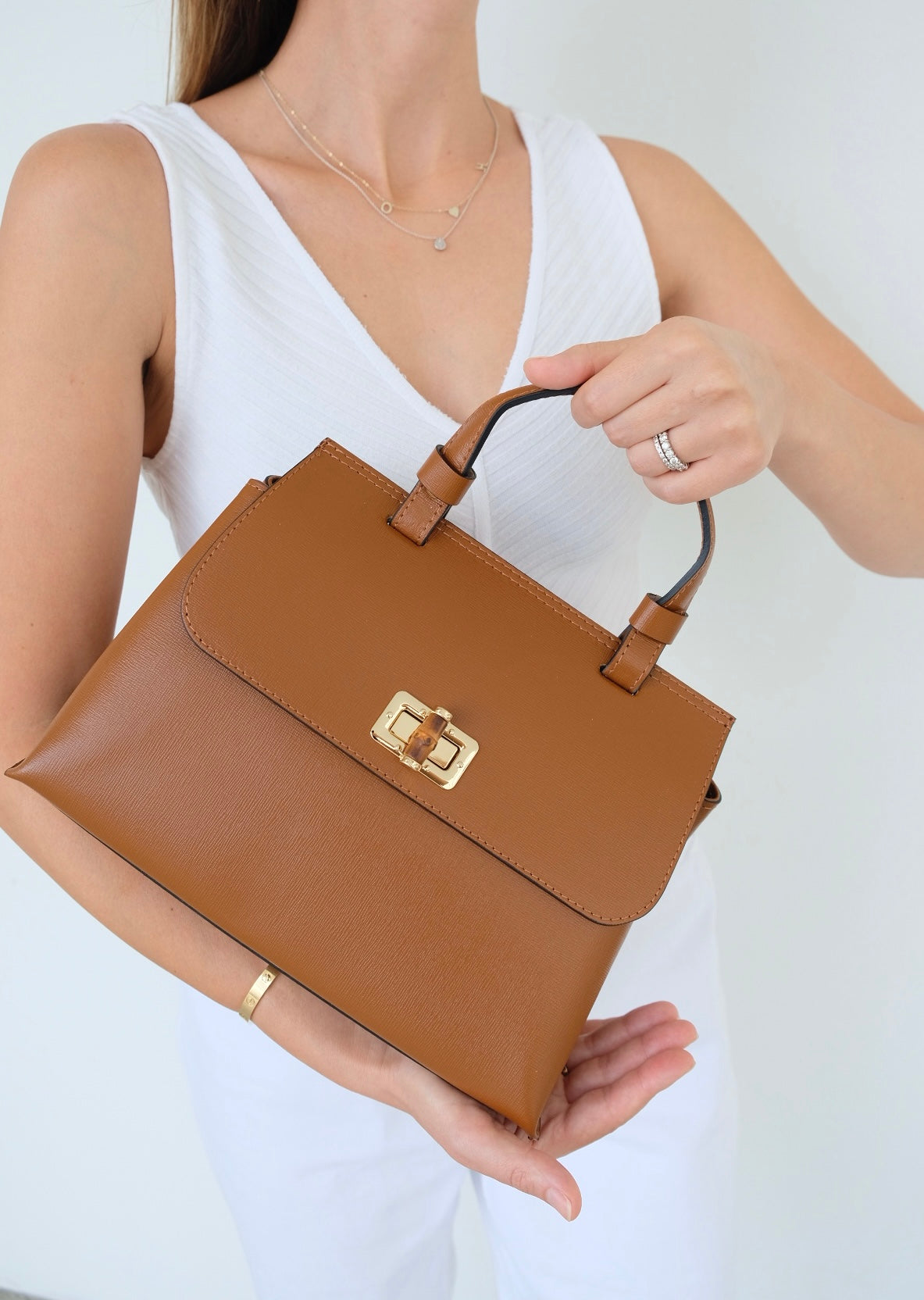 The Perla Bag - Tan